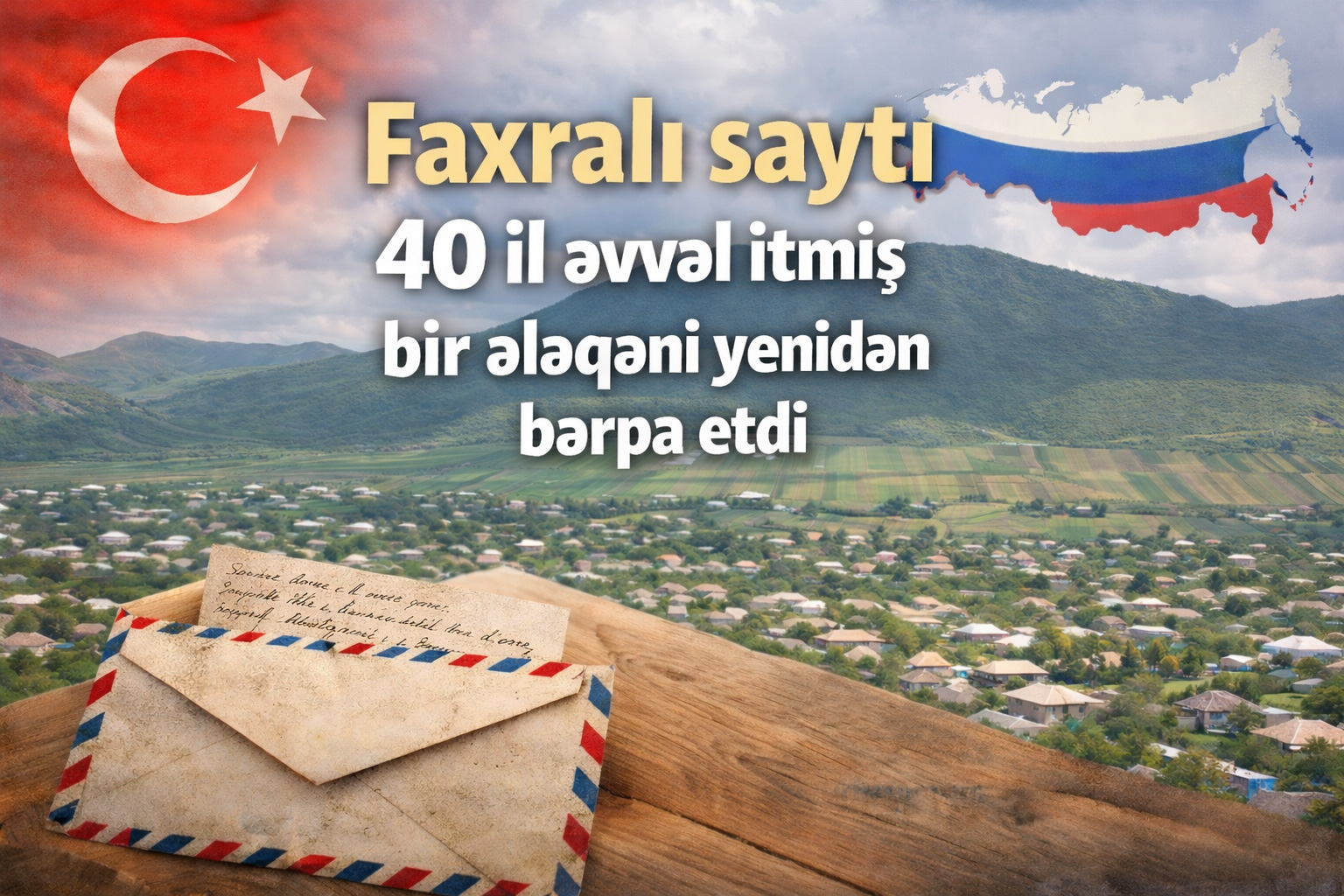 Faxralı saytı 40 il əvvəl itmiş bir əlaqəni yenidən bərpa etdi